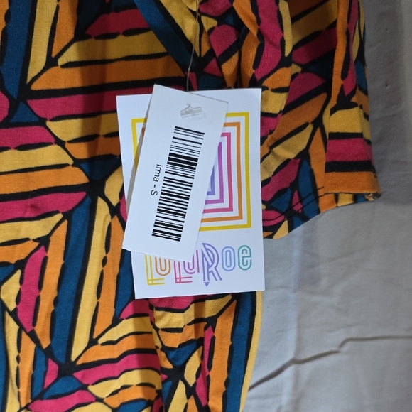 LuLaRoe Multicolor Abstract Pattern Top - Picture 2 of 2